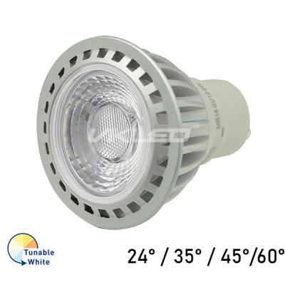 Dimming 5W GU10 2700-5700K LED  